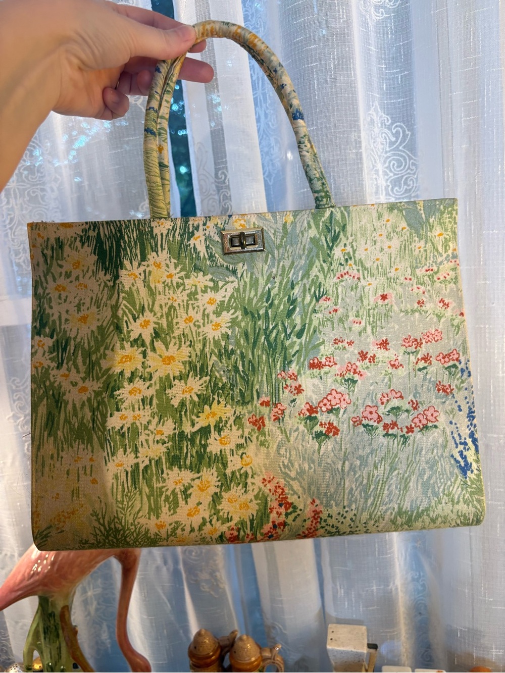 Margaret Smith vintage floral handbag